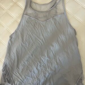 Light Purple Mesh Tank Top